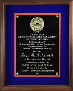 Rinker Award 2016